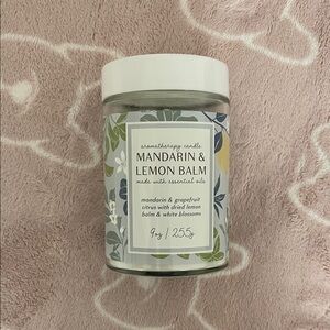 Aromatherapy Candle - Mandarin & Lemon Balm